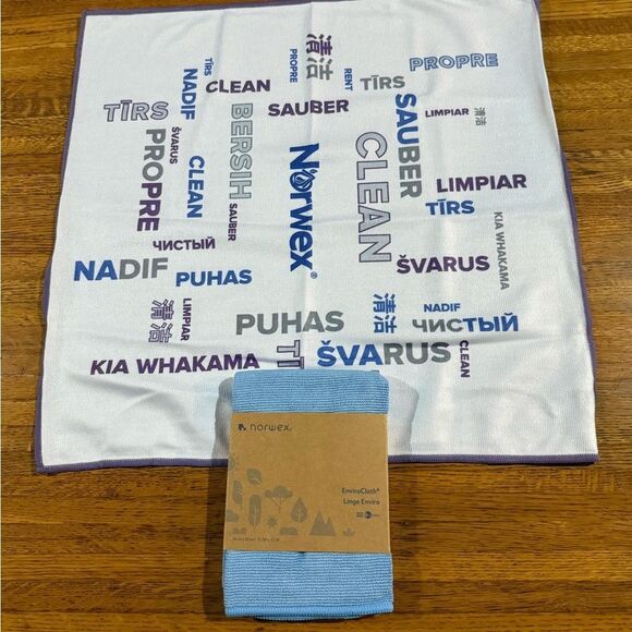 Norwex Basic Package EnviroCloth and Window Cloth Set of 2 NWT - Picture 1 of 3